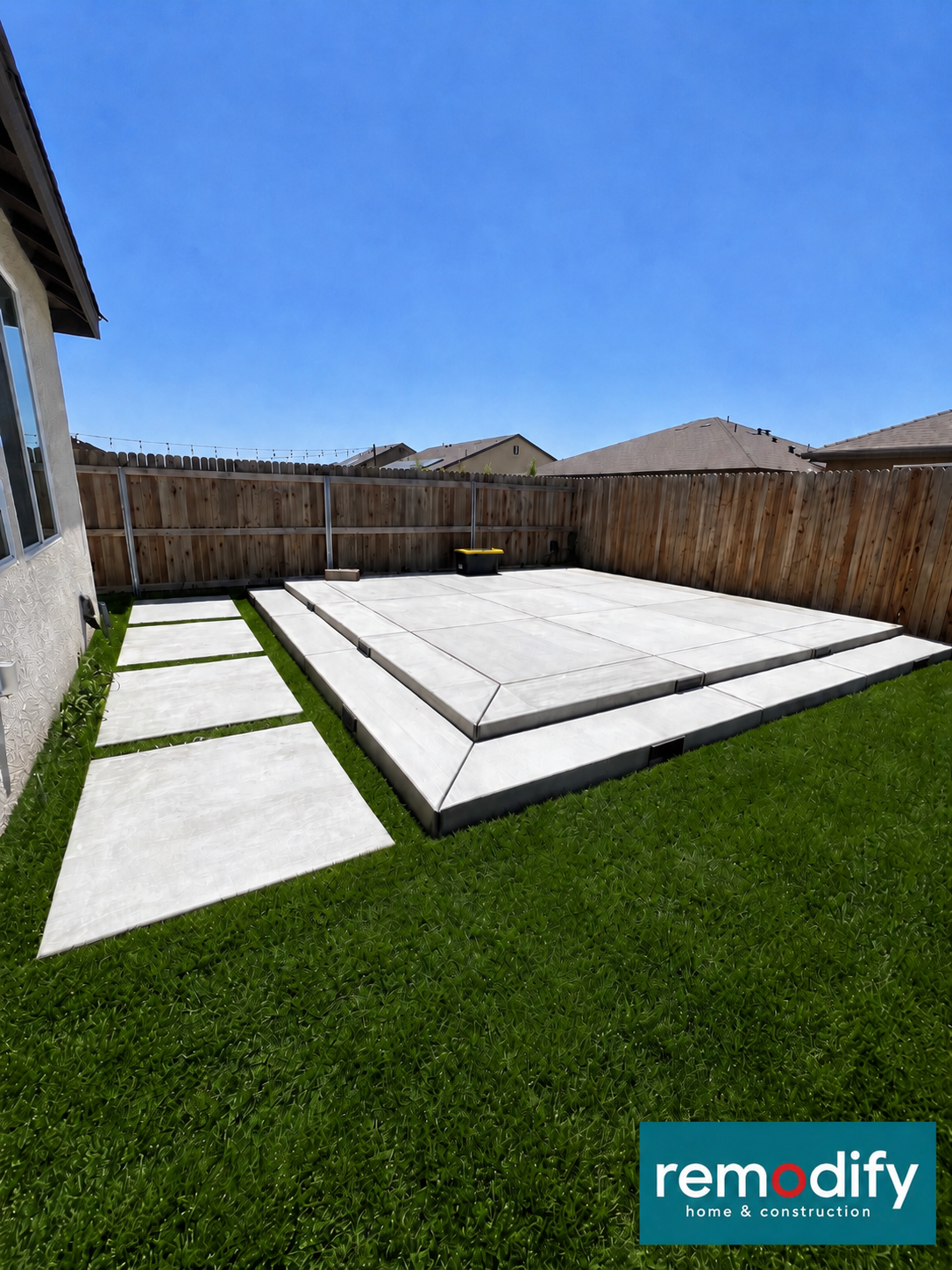 Modern Concrete Walk