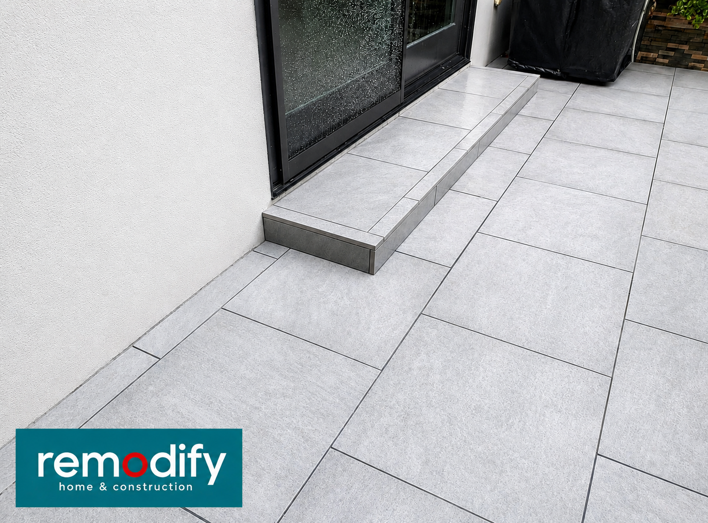 Porcelain Tile Patio